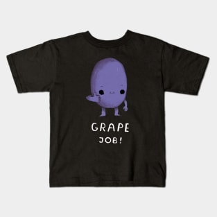 grape job Kids T-Shirt